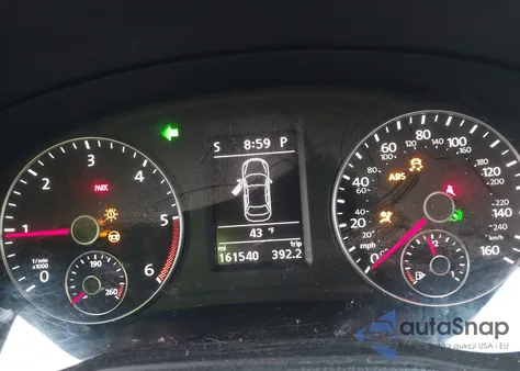 2014 Volkswagen Passat 2.0L Tdi Se из США, поврежденный, VIN 1VWBN7A3XEC086240